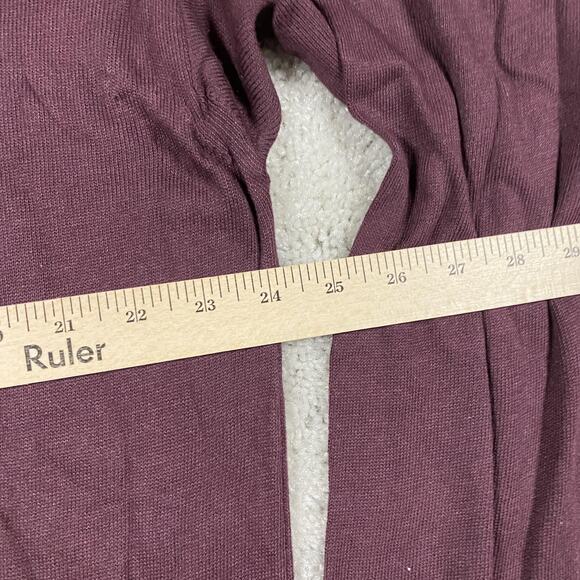 Raffi Sweater Mens L Burgundy Made Italy Cotton Modal Long Sleeve Knit Polo - Picture 6 of 8